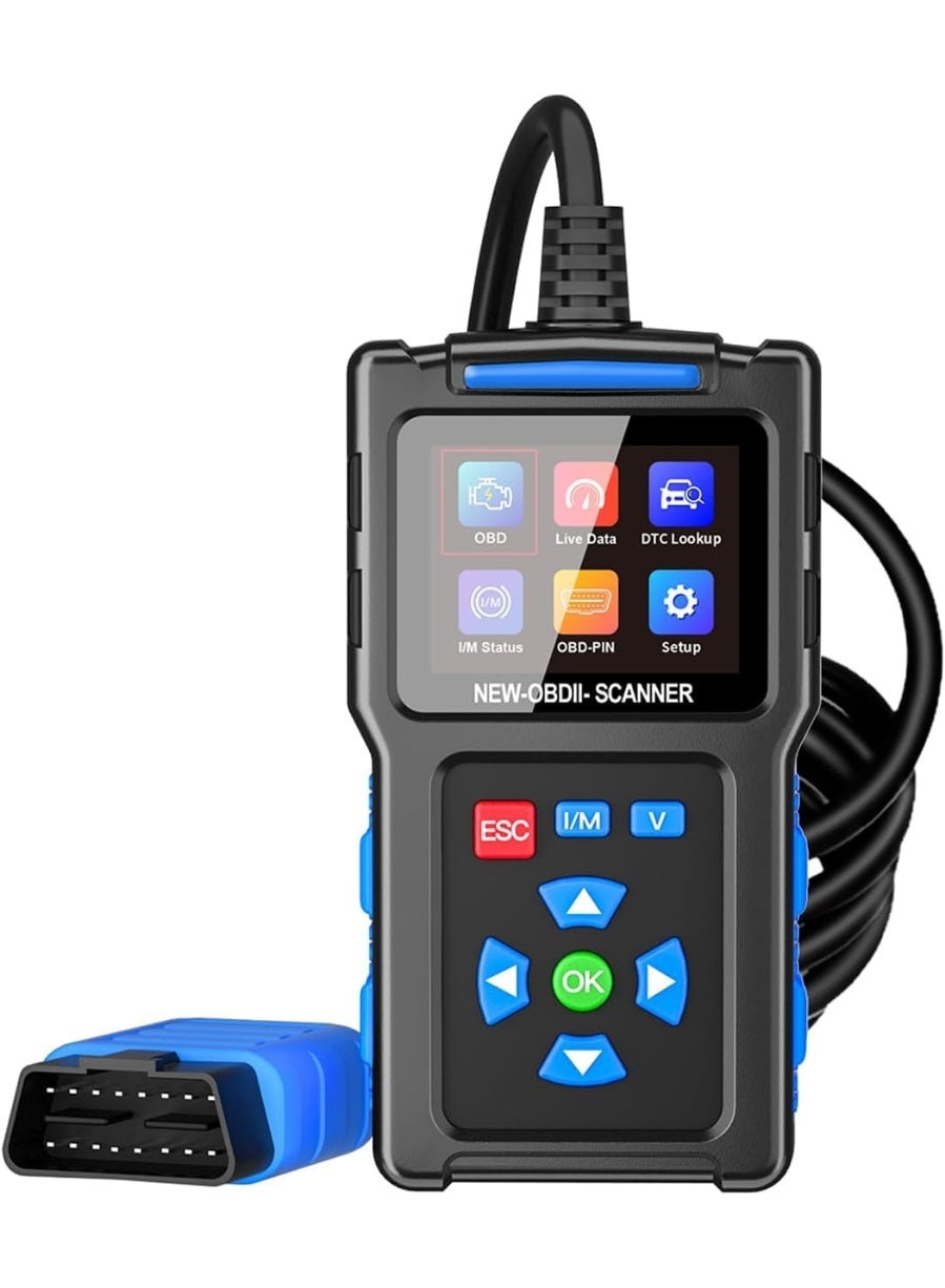 Check Engine Code Reader, Car Diagnostic Scanner, Vehicle Code Reader for Cars and Trucks, OBD 2 Scanner, T200